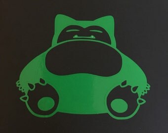 Snorlax Vinyl Decal