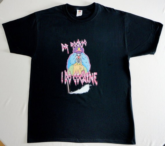 Dr. Rockso I Do Cocaine t shirt by GonzoTees on Etsy