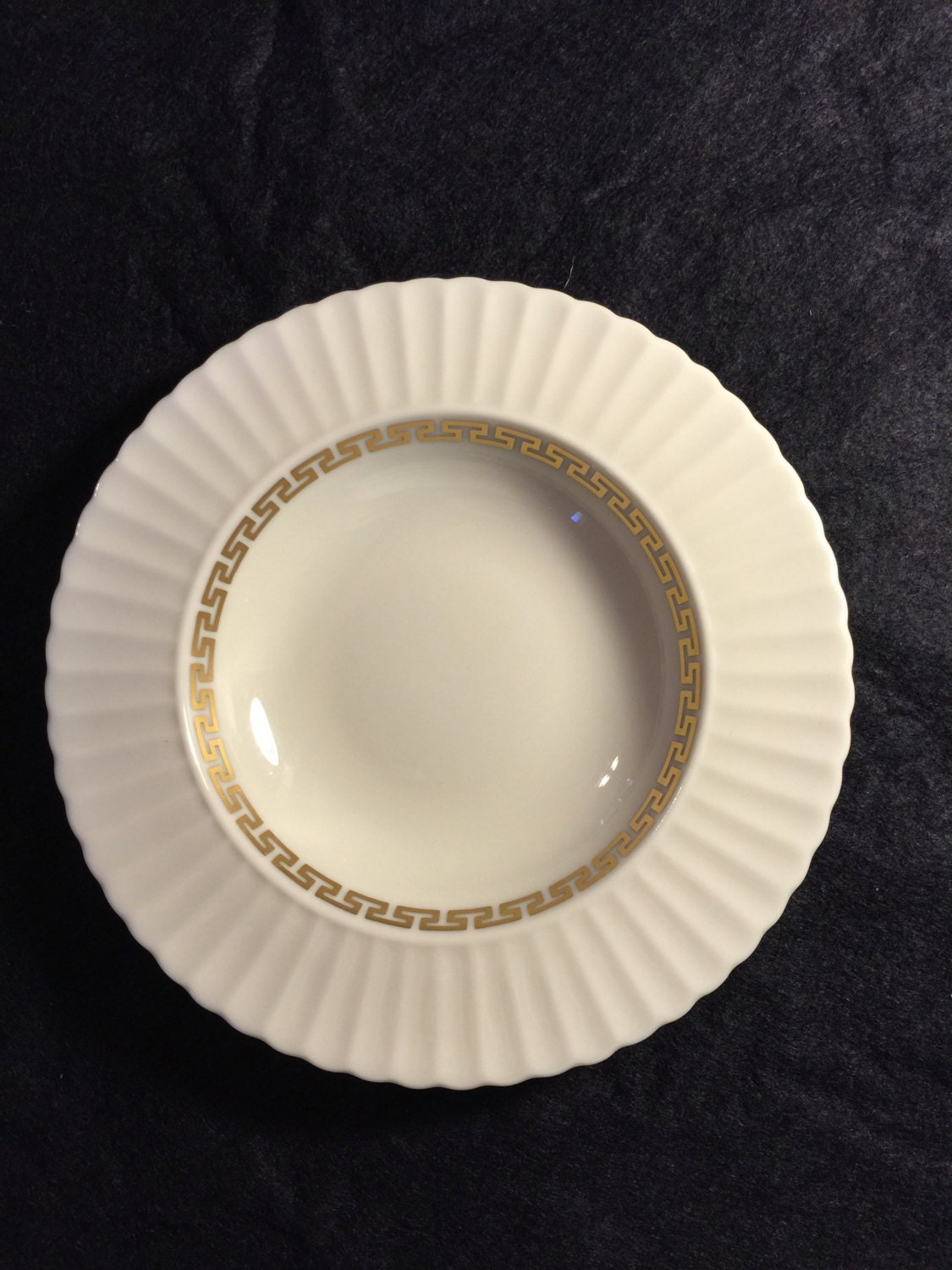 Vintage Lenox China in the Cretan Pattern Rim Fruit/Dessert