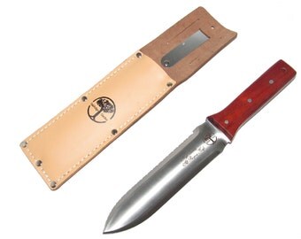 Garden Tools By Oakridge Gardens Hori Hori Knife Leather Sheath Garden Knife Metal Detecting Camping Gardening Knife Gardener Gifts