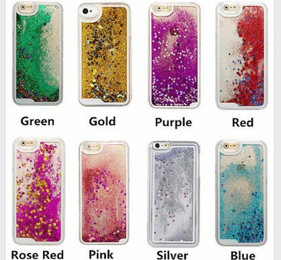 Custom Liquid Glitter Phone Case by LittleMoonDecoden on Etsy