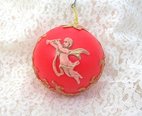 red wax christmas tree ornament victorian by atticdustantiques red wax christmas tree ornament victorian by atticdustantiques