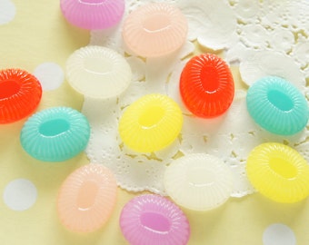 12 pcs Oval Candy Cabochon (16mm19mm) CD615