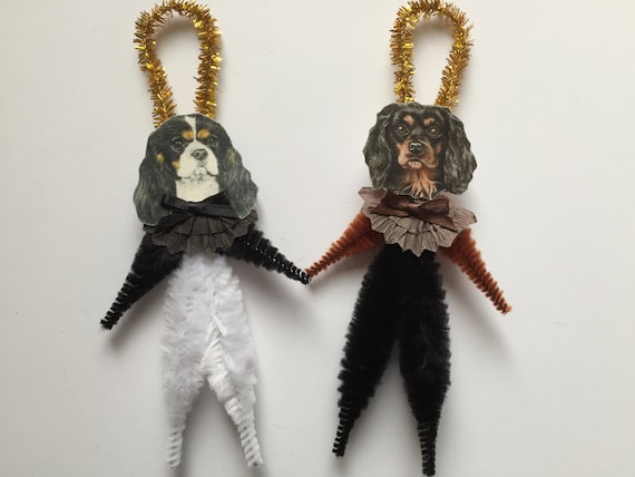 Cavalier KING CHARLES Spaniel ornaments dog ORNAMENTS