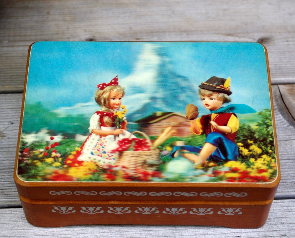 vintage 3d jewelry box schmid bros japan edelweiss vintage 3d jewelry box schmid bros japan edelweiss