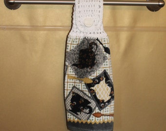 Teatime Crocheted Top Towel-KOW32