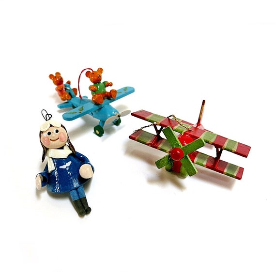 three aviator pilot christmas ornaments holiday by coconutroad three aviator pilot christmas ornaments holiday by coconutroad
