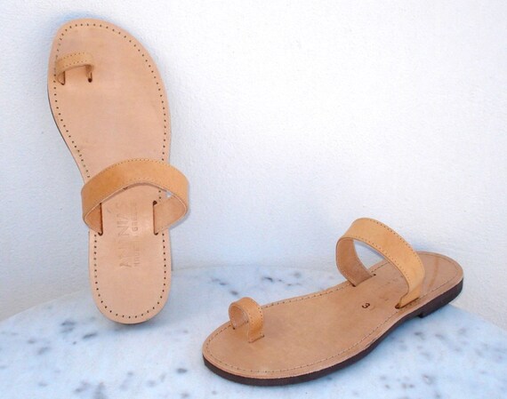 ANANIAS Greek Grecian Roman handmade leather Sandals from