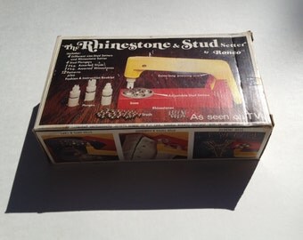 Vintage The Rhinestone and Stud Setter by Ronco 1973