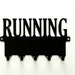 Running Text Metal Art Medals Rack - Free USA Shipping