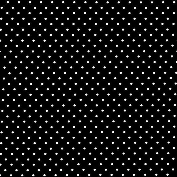Black Pinhead Fabric from Michael Miller Fabrics 1/2 Yard
