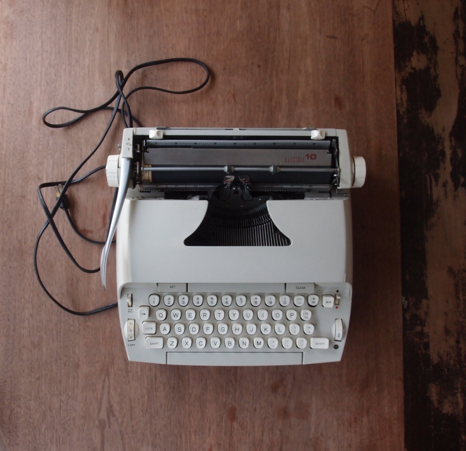 Vintage Sears Electric 10 Typewriter Original by QUIVERreclaimed