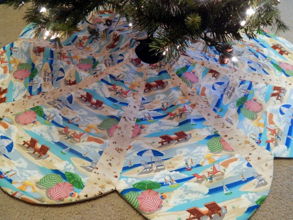 beach themed christmas tree skirt coastal tree skirt beach beach themed christmas tree skirt coastal tree skirt beach