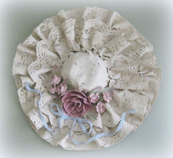 Wall Hat Decor Shabby Chic Decor Victorian Decor Bedroom Decor