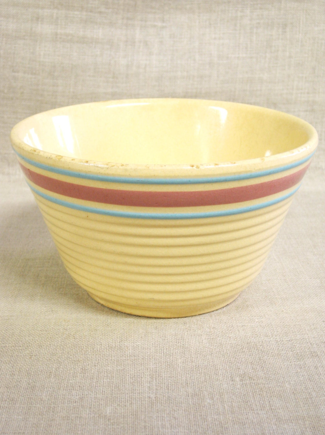 Mixing Bowl Watt Ovenware Watt Bowl 7 Ribbed Kitchen