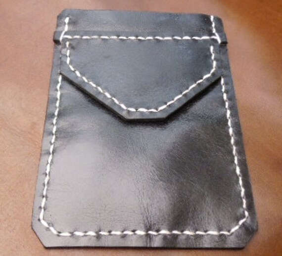 Black Leather Pocket Protector for mans by G2Pleather on Etsy