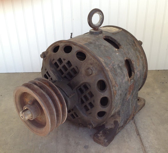 Antique Century Single Phase Motor 2 HP Century Electric Co.