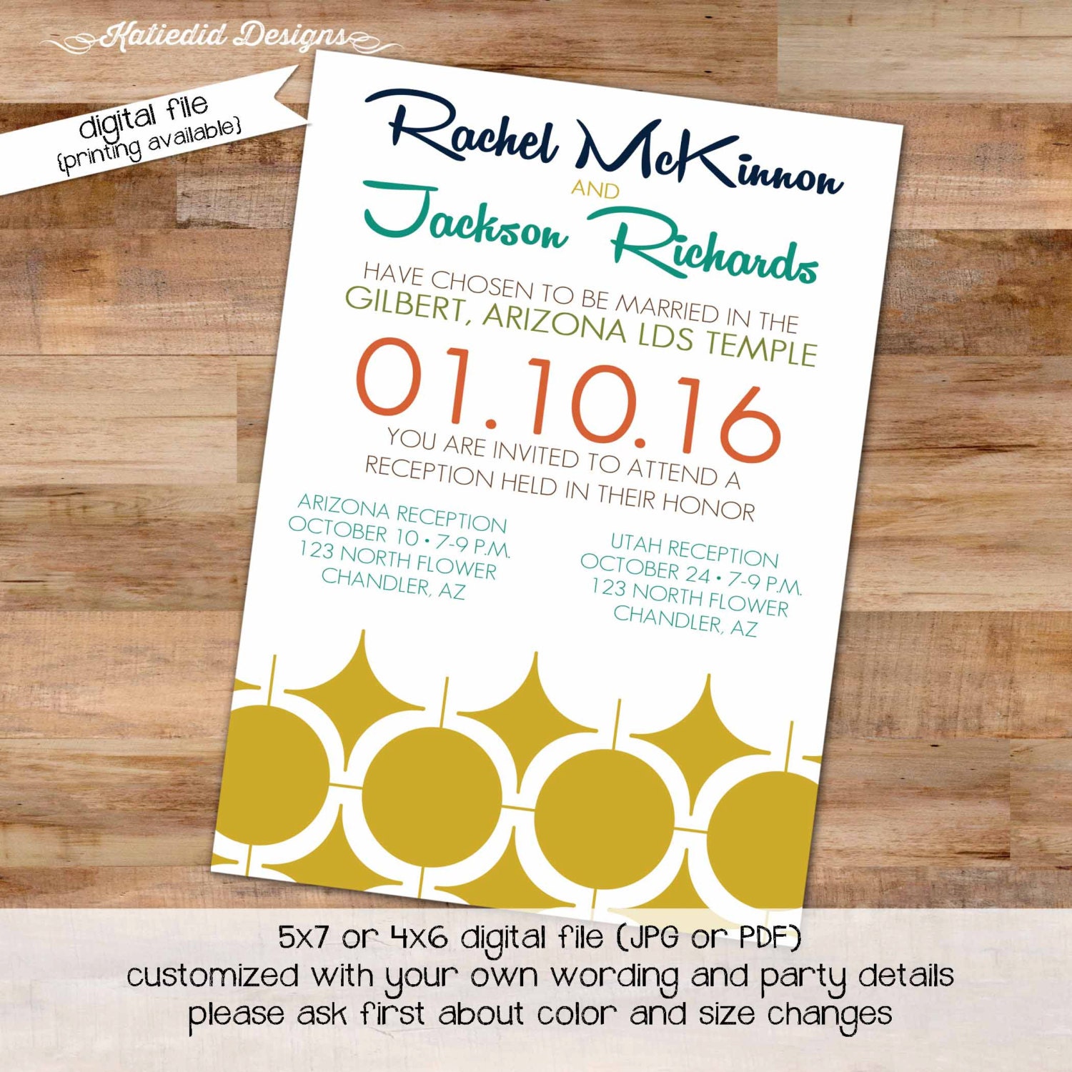 retirement announcement flyer