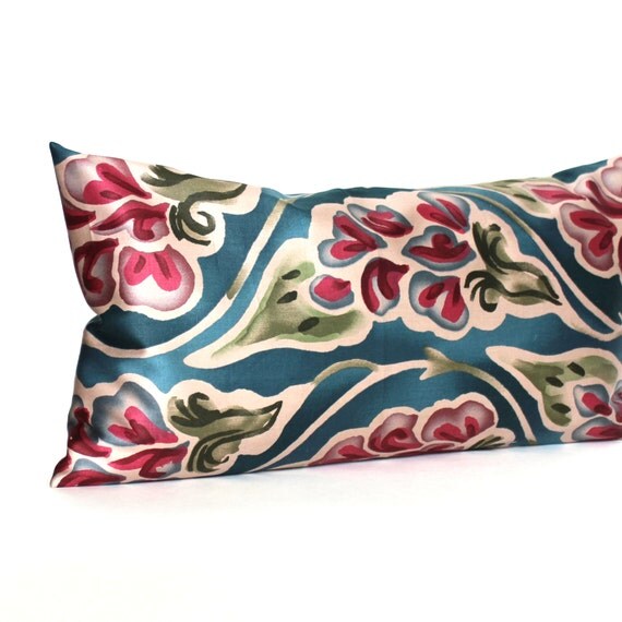 RESERVED FOR KARYN / 10x14 Lumbar Pillow Cover Jewel Tone