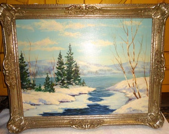 oil canvas fletcher canada george