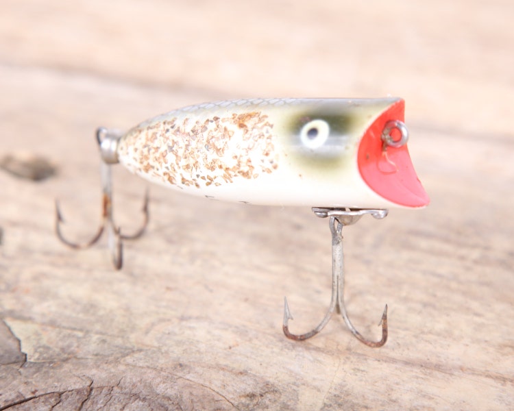 Heddon Baby Lucky 13 Silver Flash Fishing Lure / by Vintage05