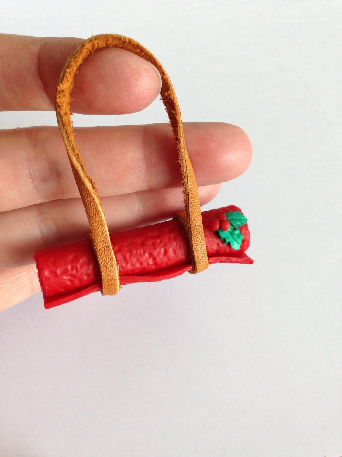 Yoga Ornament Yoga Mat Christmas Ornament by LoveThatLeather