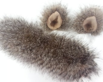 Cat Ears And Tails - Halloween- Costume- Cosplay- Animal Costume- Faux Fur- Furries - Anime- Cat Costume- Cat Birthday Costume- Cat Ears