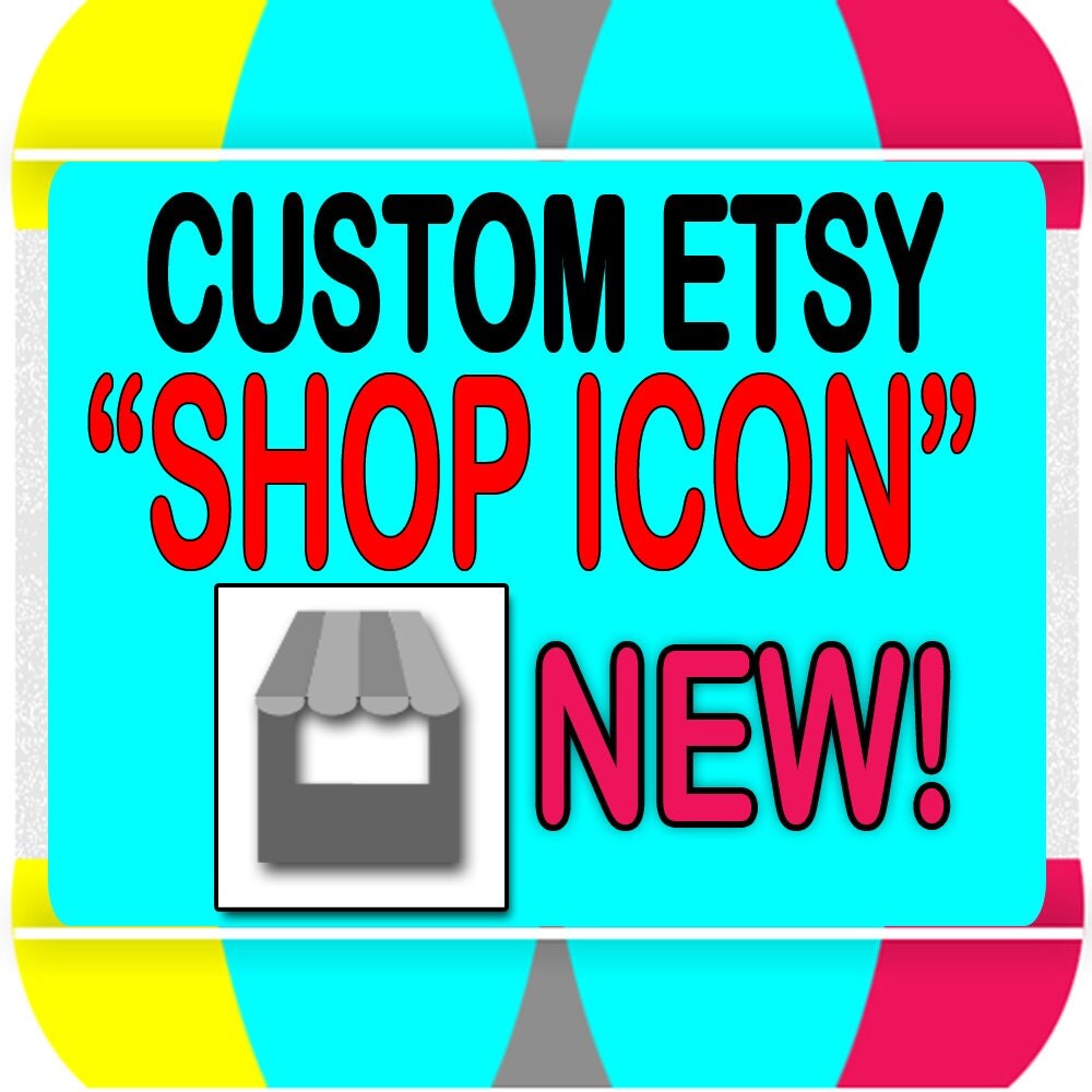 CUSTOM SHOP ICON Etsy Icon Shop Banner Custom By StylePointDesign