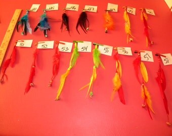 Items similar to Sparkle Feather Barrettes on Etsy
