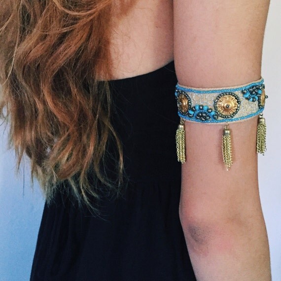 Prom dress boho Jewelry, Upper Arm Cuff, Music Festival Jewelry,Armlet, Arm Band ,Trending Jewelry, Top Selling shop item