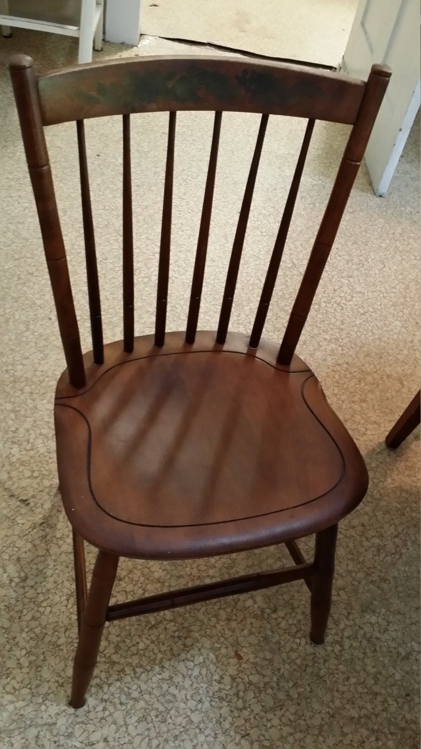 Maple Hitchcock Chair made in Hitchcockville, CT Signed and Dated