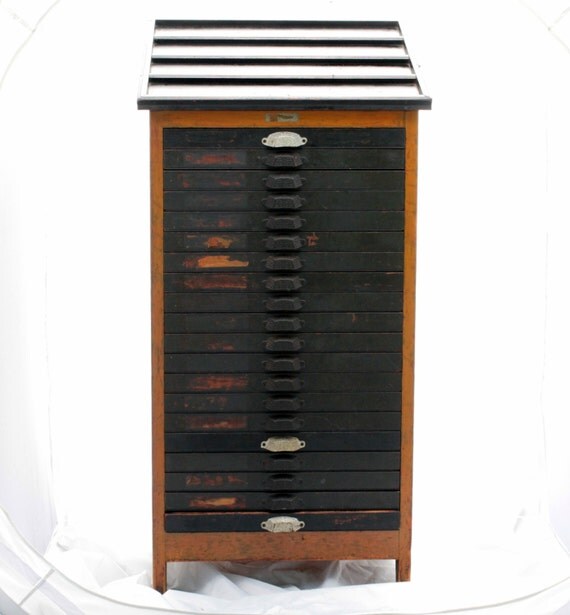 Sale 70 Off Antique Letterpress 20 Drawer Printers