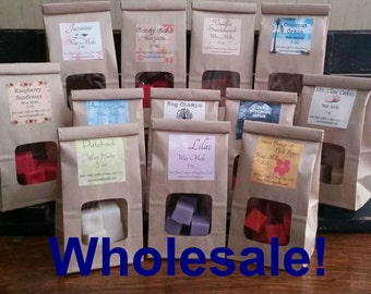 12 Pack Wholesale Scented Wax Melts, 3 oz. Bags, Bulk Wax Tarts, Choose Your Scents