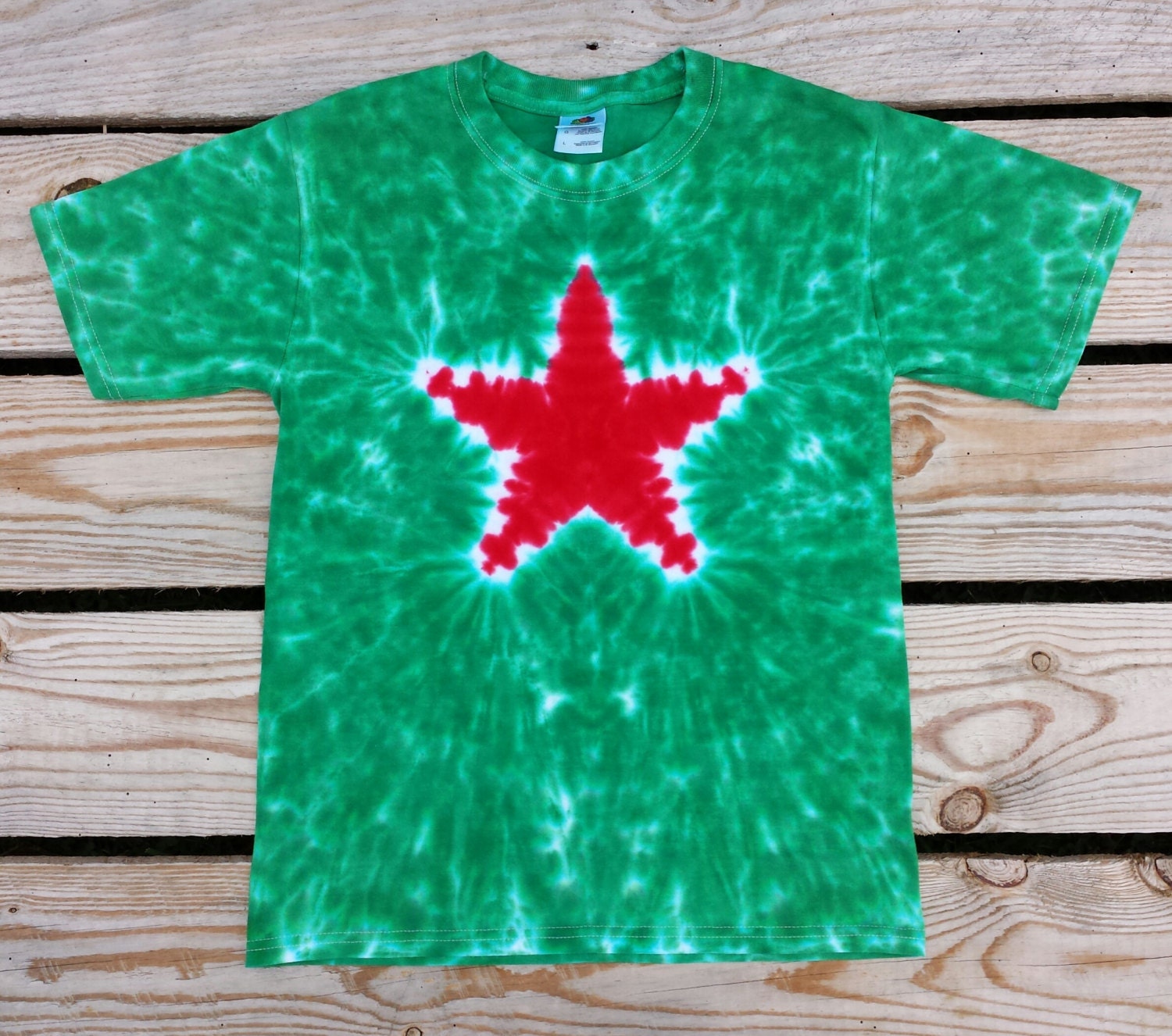 how to make christmas tie dye shirts