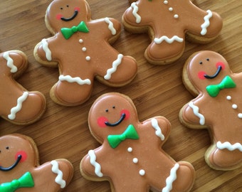 Gingerbread man sugar cookies