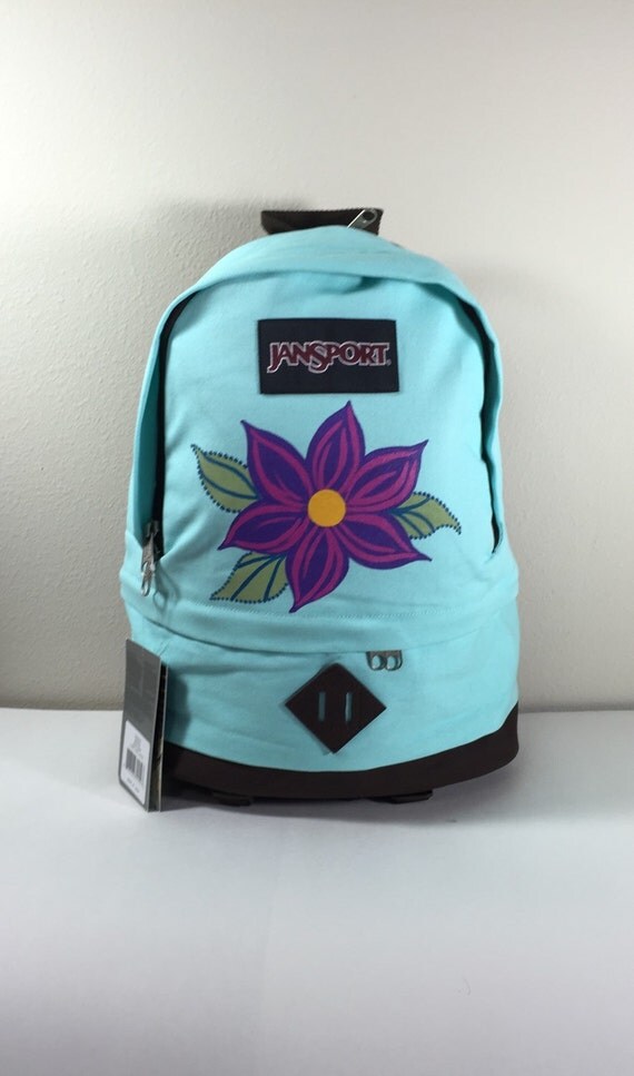 JanSport Canvas Backpack Laptop Sleeve Hand by GulfLifebyNichole
