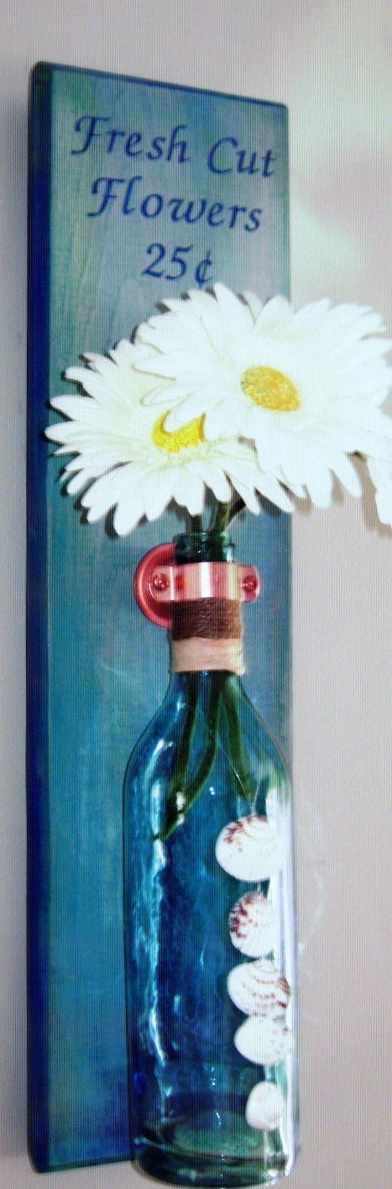 Wine Bottle Wall Sconce by on Etsy