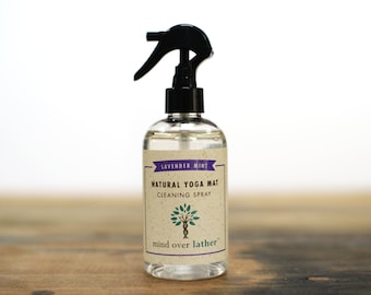 Lavender Mint Natural Yoga Mat Cleaner, 8oz