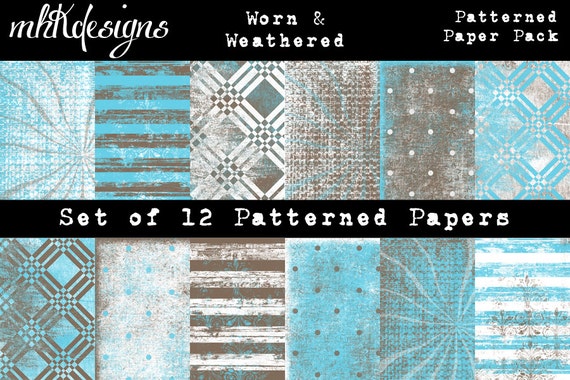 Worn & Weathered Digital Paper Pack