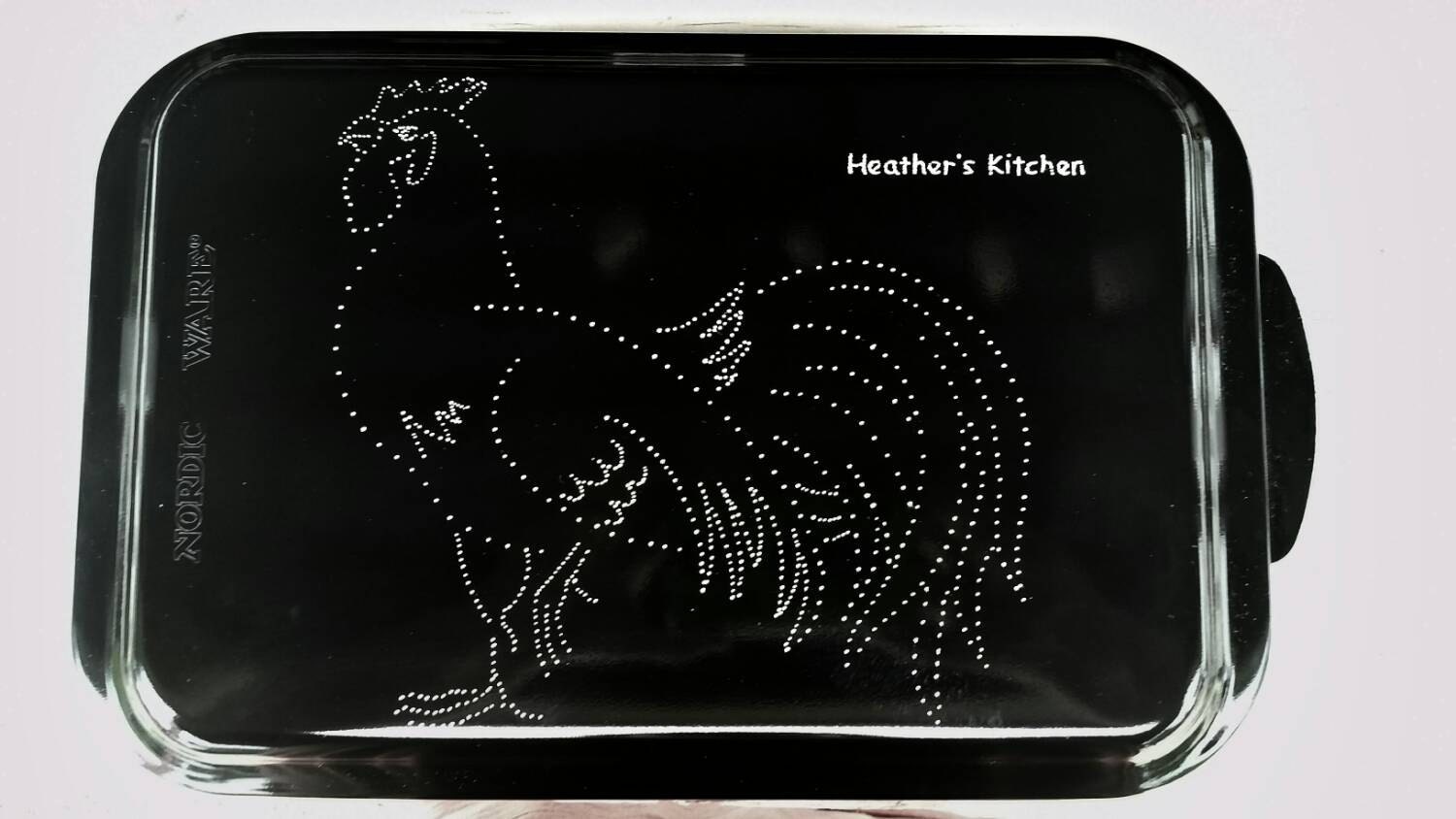 Rooster Engraved Cake Pan Personalized Cake Pan Chicken
