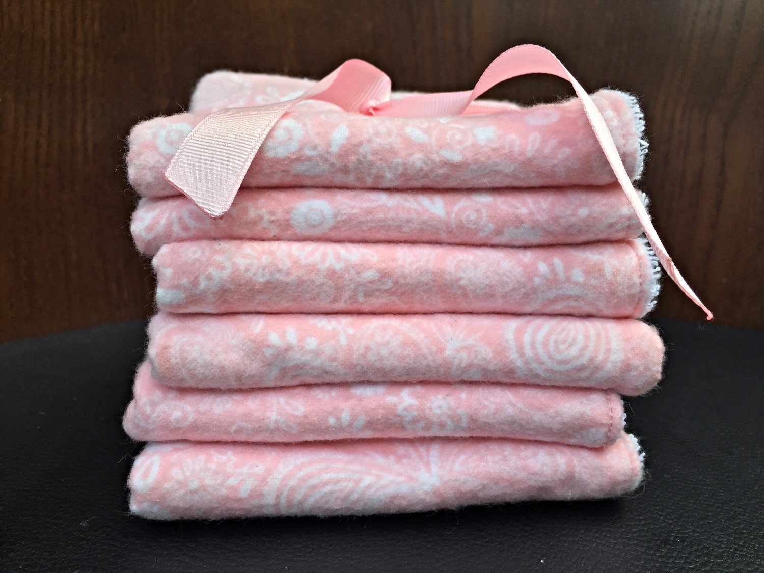 Baby washcloths for baby girls washcloths with pink