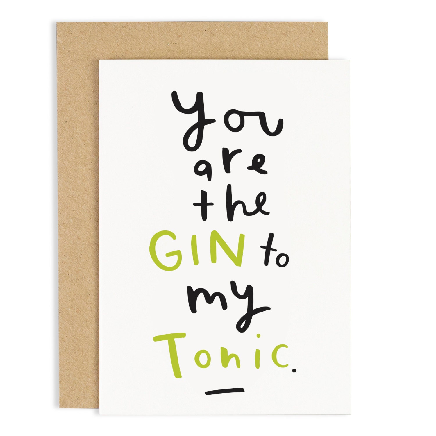 gin to my tonic card love card anniversary card gin to my tonic card love card anniversary card