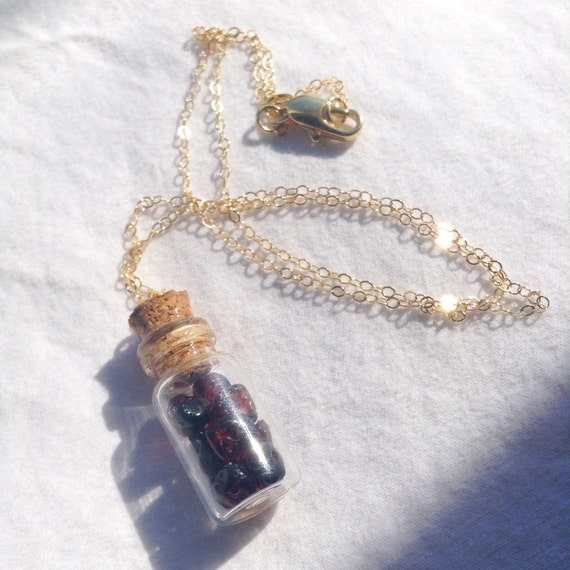 Items similar to Cork Bottle Necklace on Etsy