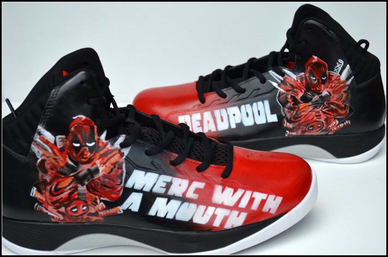 Deadpool Shoes Comic Custom Shoes Deadpool Shoes for by Deadpool Shoes Comic Custom Shoes Deadpool Shoes for by