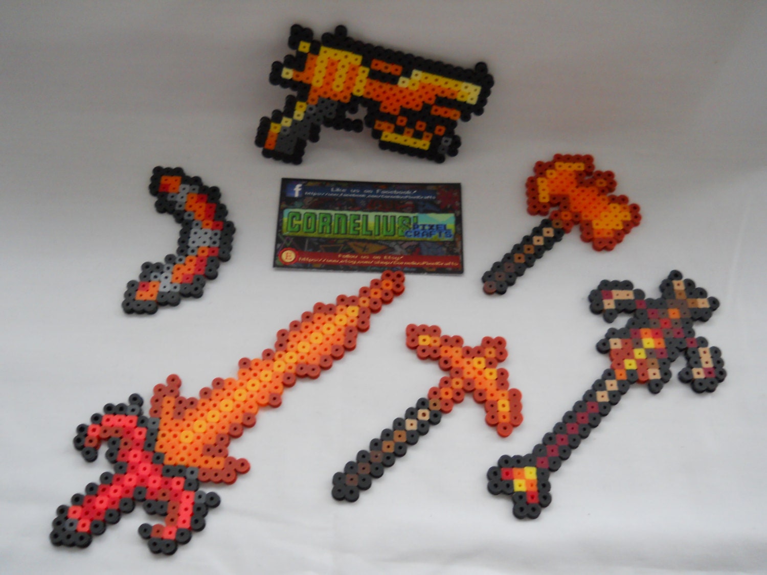 Terraria Molten/Hellstone Items keychains optional