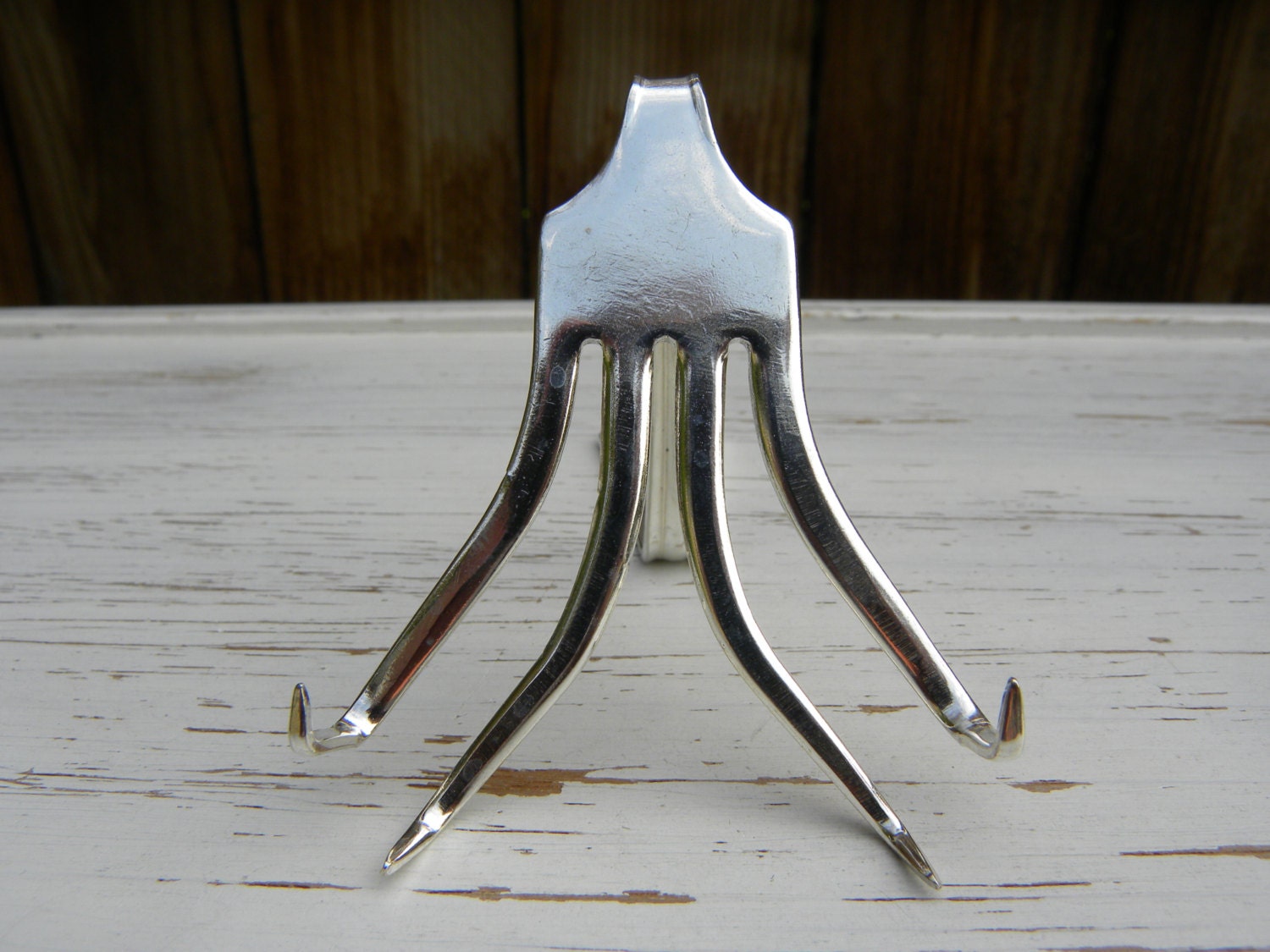 Funky Fork Business Card Holder recipe card holder photo