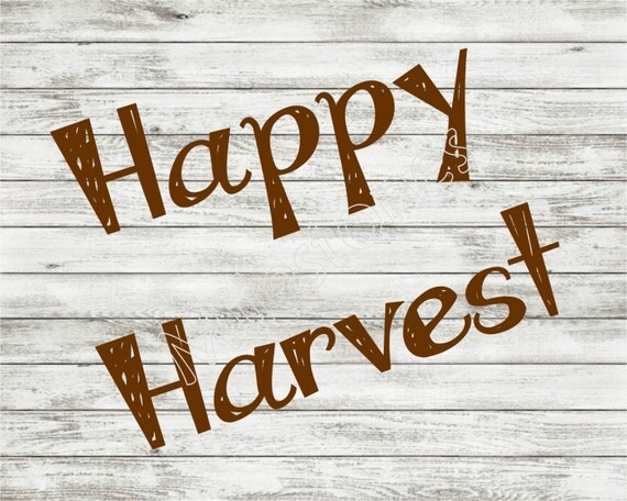 Items similar to Happy Harvest Printable 8x10 Sign on Etsy