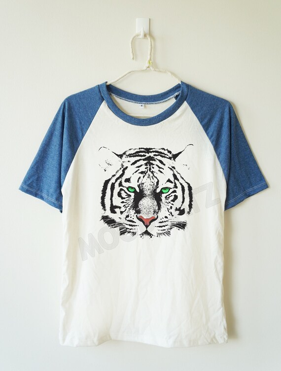 Cute Tiger shirt eyes tiger tee funny animal tee shirt by MoodCatz
