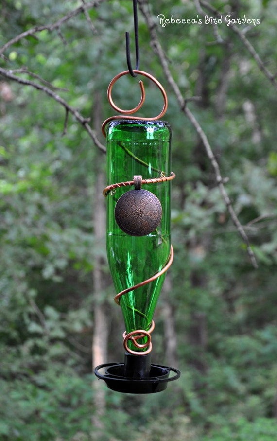 Glass Bottle Bird-Feeder The Bistro - Il 570xN.812160673 N86D