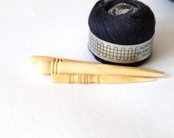 Vintage real bone bodkins or stilettos vintage bone tool lace making tool